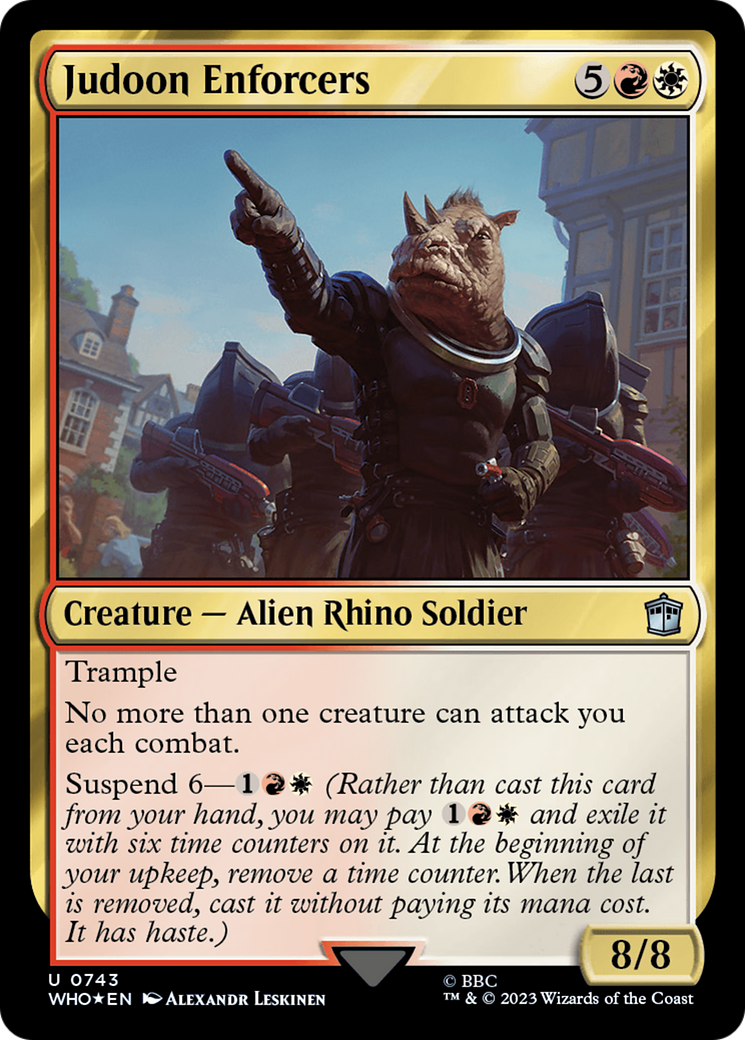 Judoon Enforcers (Surge Foil) [Doctor Who] | Devastation Store