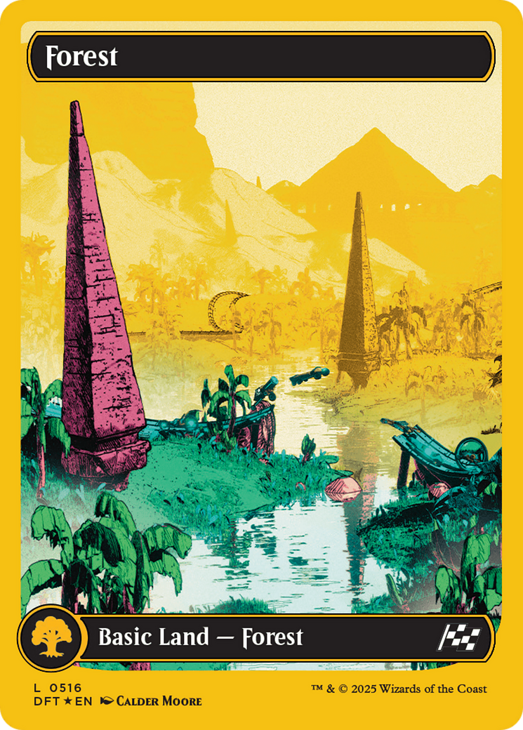 Forest (0516) (First-Place Foil) [Aetherdrift] | Devastation Store