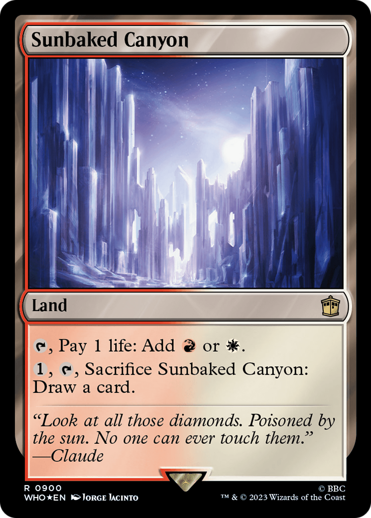 Sunbaked Canyon (Surge Foil) [Doctor Who] | Devastation Store