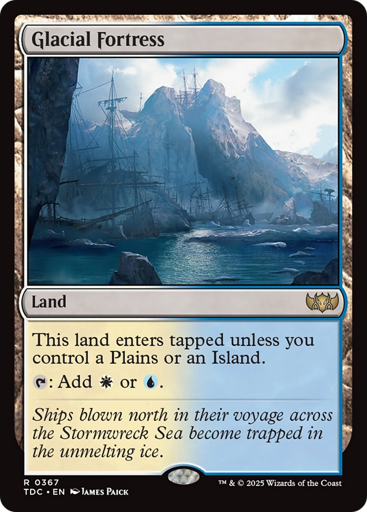 Glacial Fortress [Tarkir: Dragonstorm Commander] | Devastation Store