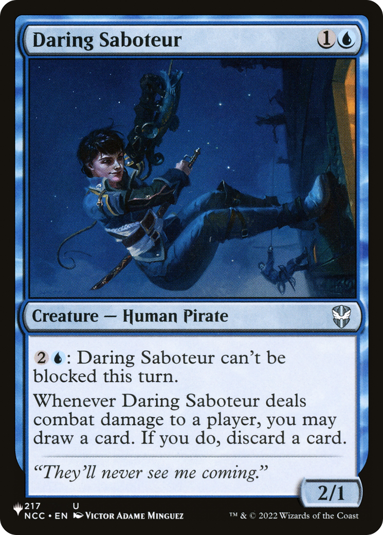 Daring Saboteur [The List Reprints] | Devastation Store