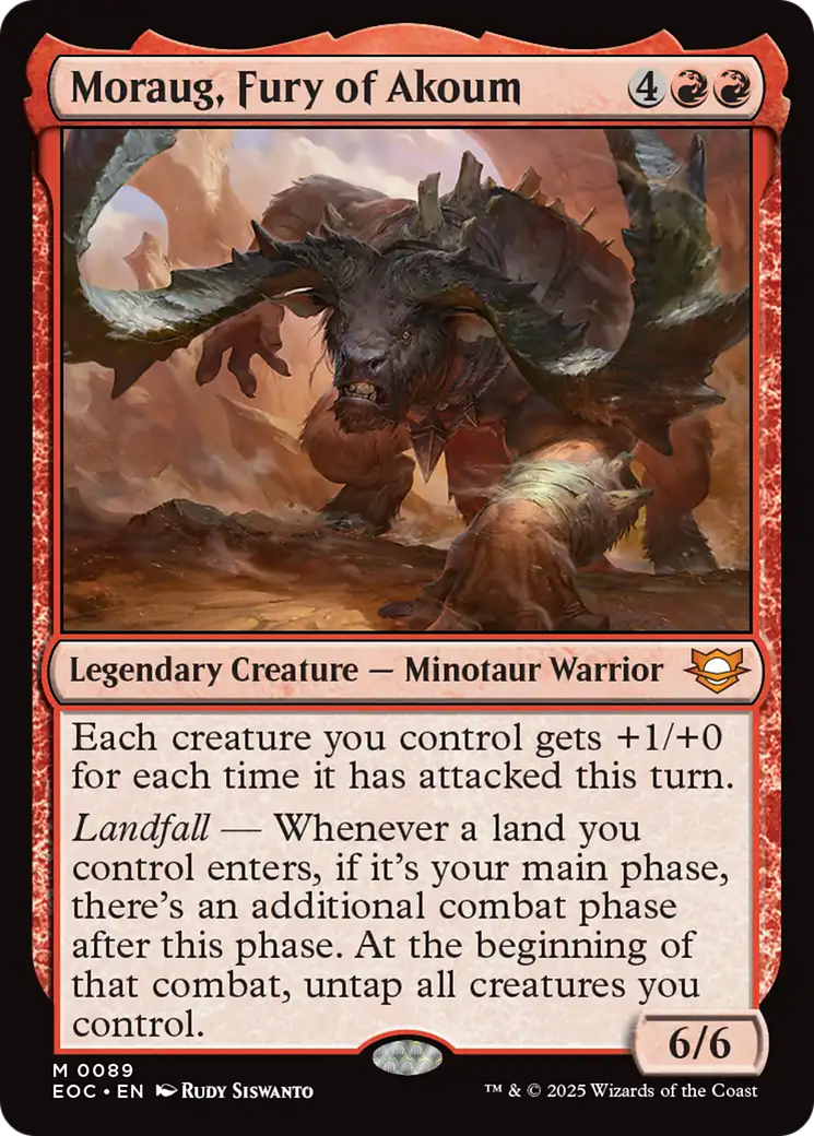 Moraug, Fury of Akoum [Edge of Eternities Commander] | Devastation Store