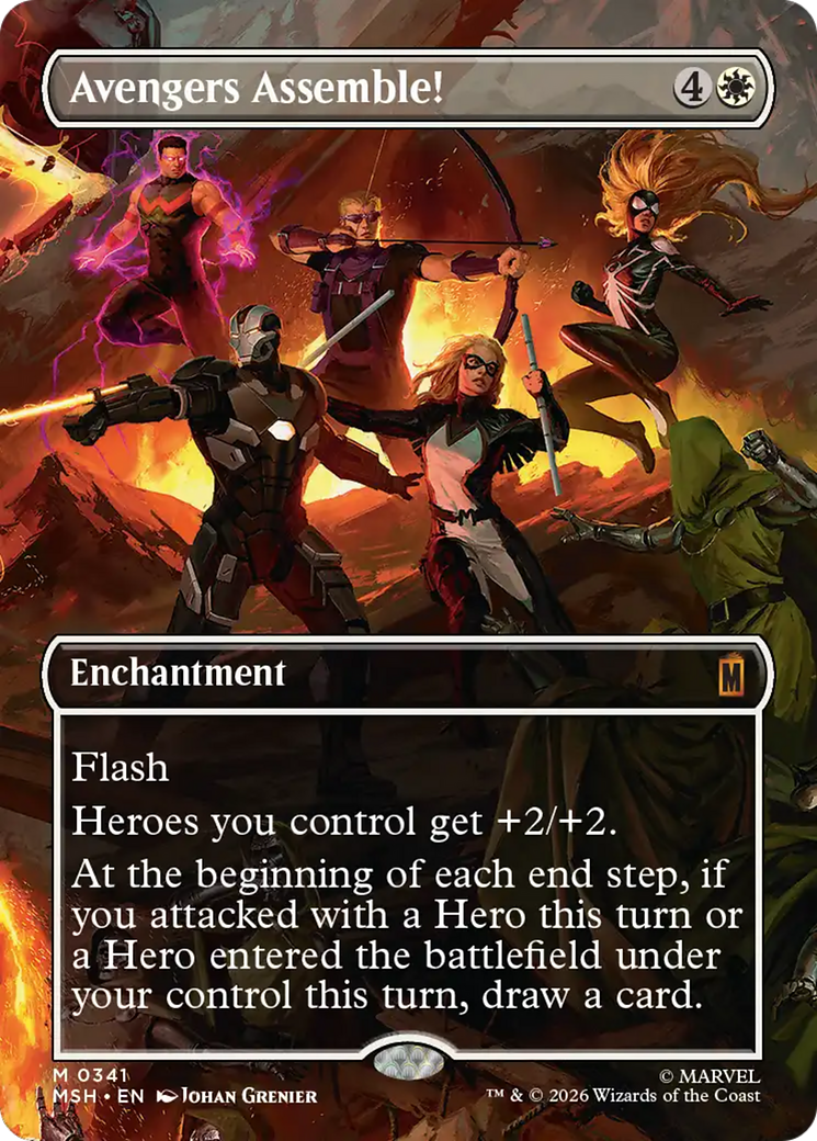 Avengers Assemble! (Borderless) (0341) [Marvel Super Heroes] | Devastation Store