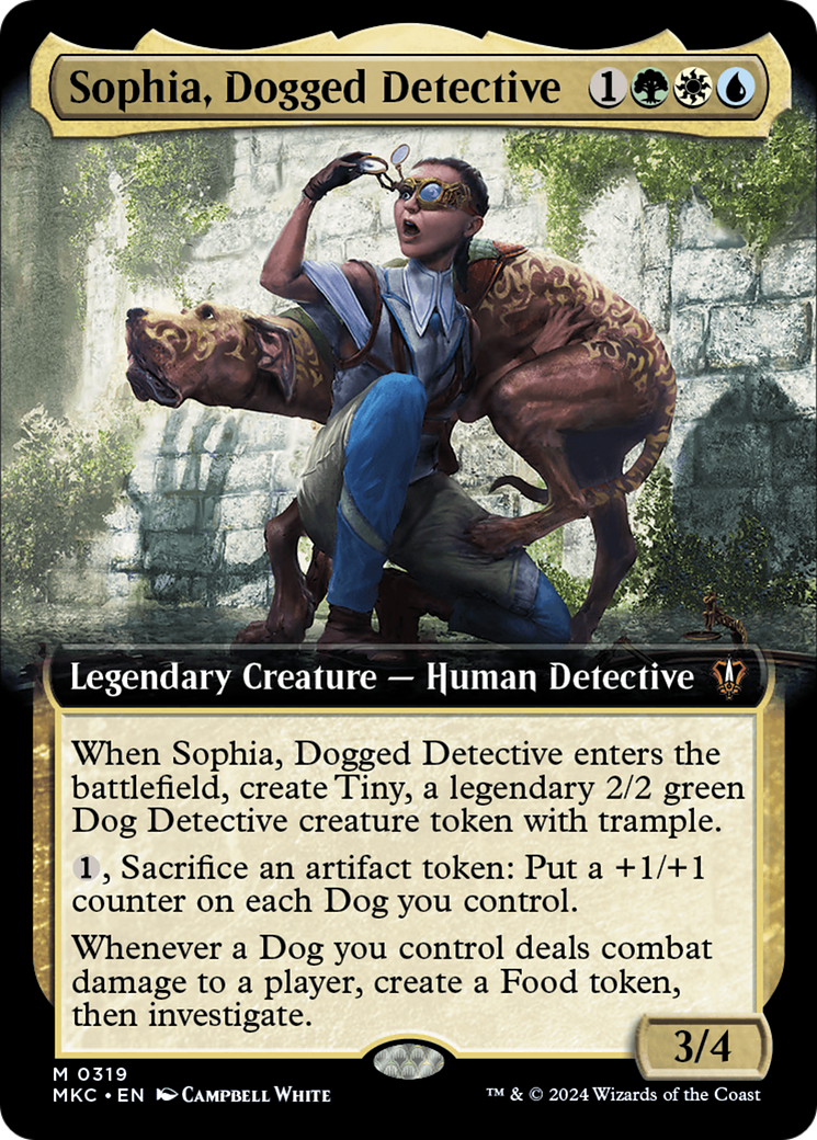 Sophia, Dogged Detective (Extended Art) [Murders at Karlov Manor Commander] | Devastation Store