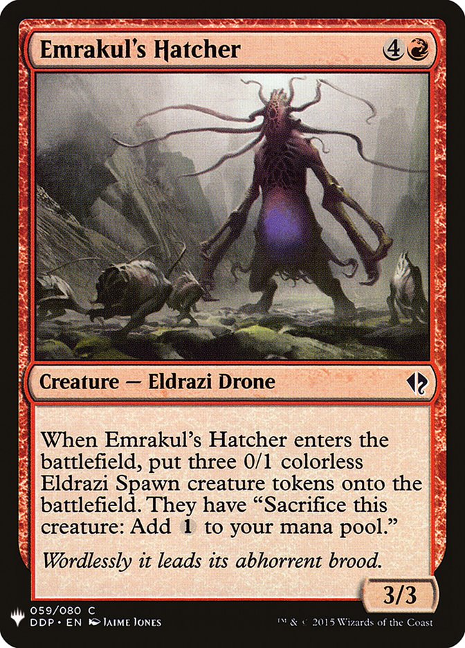Emrakul's Hatcher [Mystery Booster] | Devastation Store