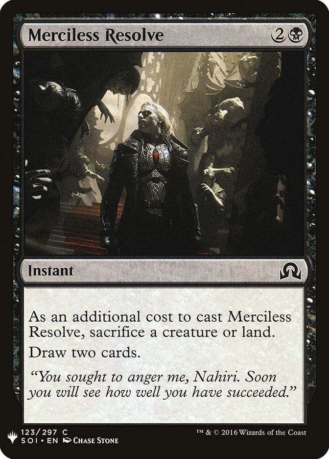 Merciless Resolve [Mystery Booster] | Devastation Store