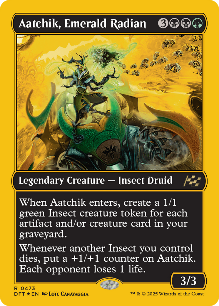 Aatchik, Emerald Radian (First-Place Foil) [Aetherdrift] | Devastation Store