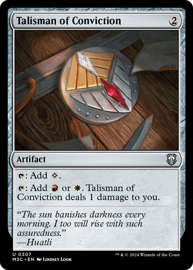 Talisman of Conviction [Modern Horizons 3 Commander] | Devastation Store