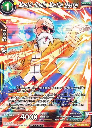 Master Roshi, Martial Master (Power Booster: World Martial Arts Tournament) (P-158) [Promotion Cards] | Devastation Store