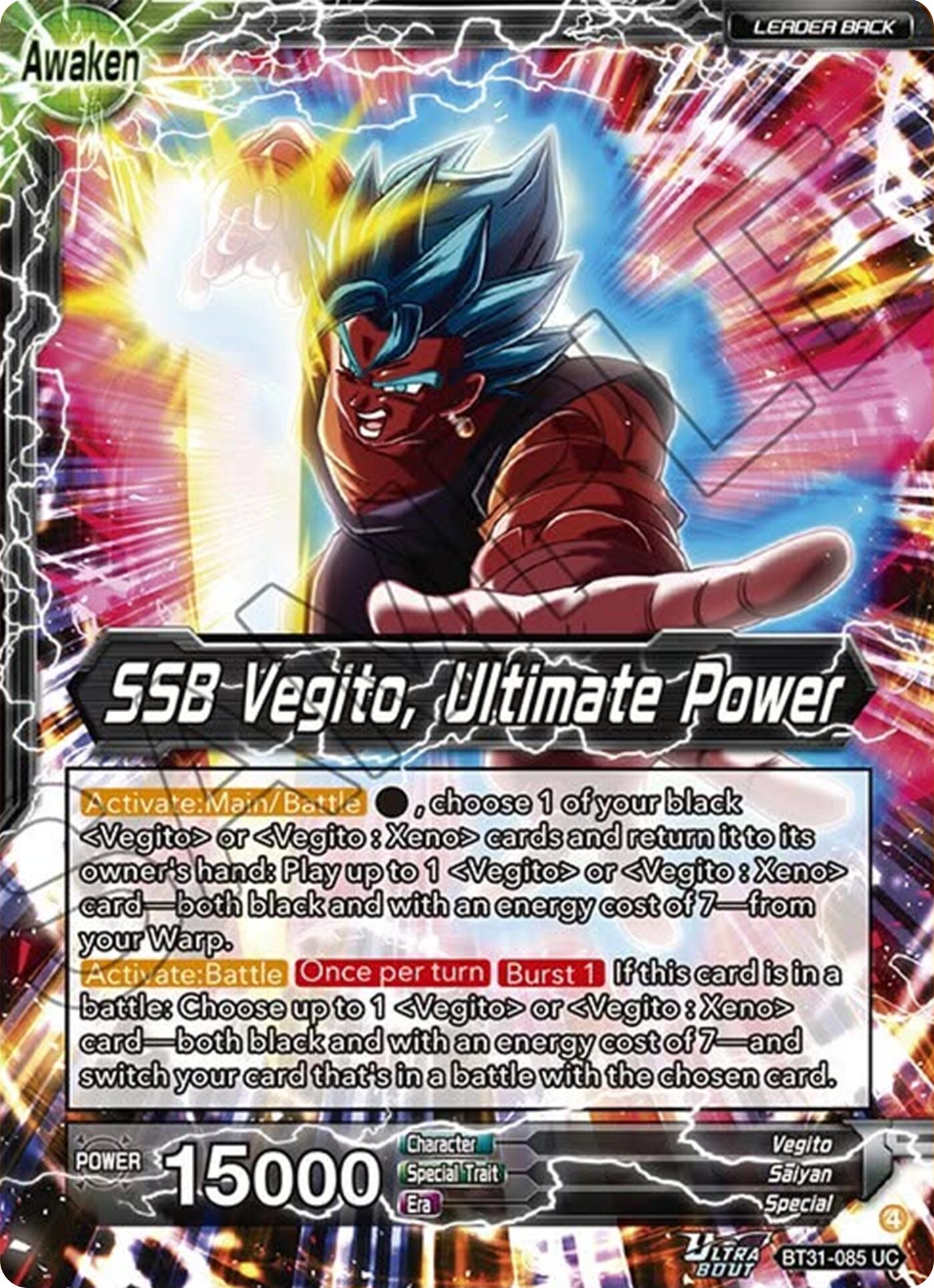 Vegito // SSB Vegito, Ultimate Power (BT31-085) [Impact Beyond Dimensions] | Devastation Store