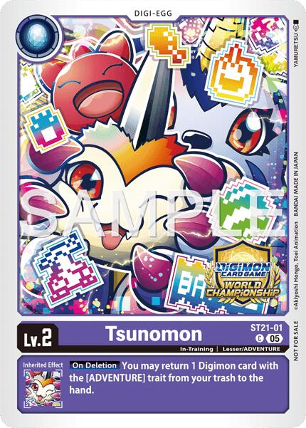 Tsunomon [ST21-01] (World Championship 26–27 Regionals Season 2) [Starter Deck: Hero of Hope] | Devastation Store