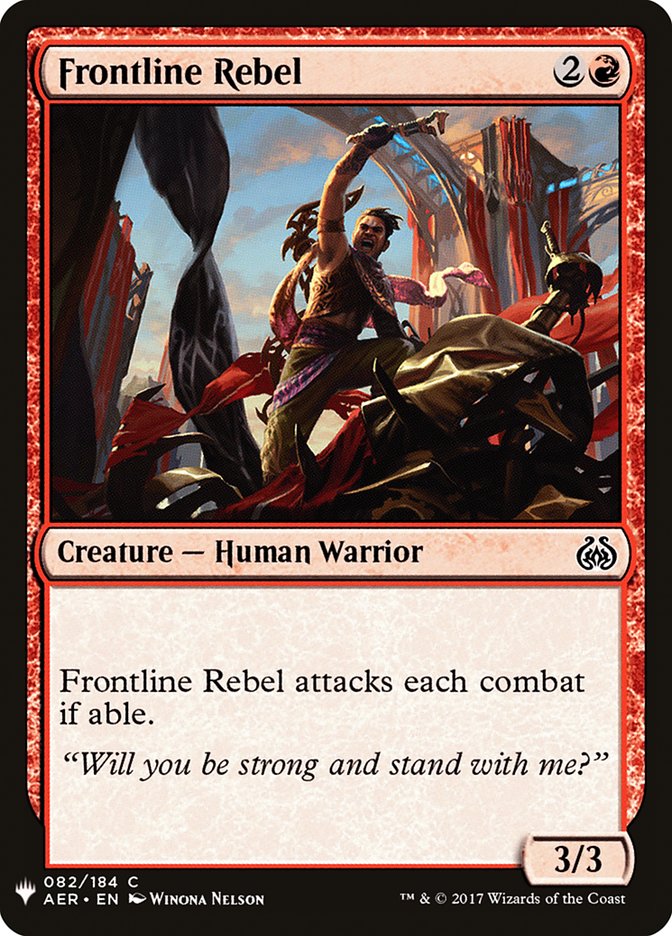 Frontline Rebel [Mystery Booster] | Devastation Store