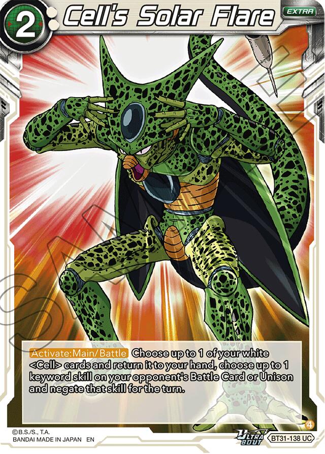 Cell's Solar Flare (BT31-138) [Impact Beyond Dimensions] | Devastation Store