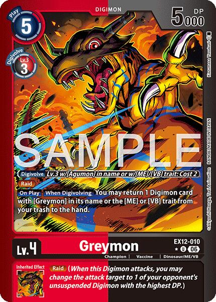 Greymon [EX12-010] (Limited Foil) [Digital World Shambala] | Devastation Store