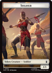 Soldier // Clue Double-Sided Token [Marvel Super Heroes Tokens] | Devastation Store