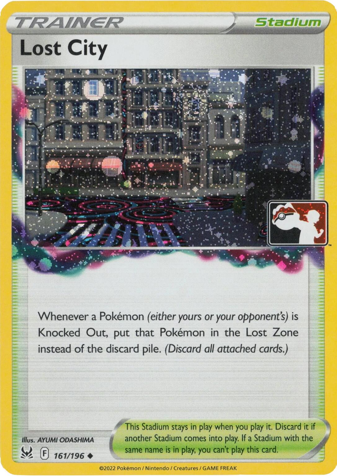 Lost City (161/196) (Cosmos Holo) [Prize Pack Series Four] | Devastation Store