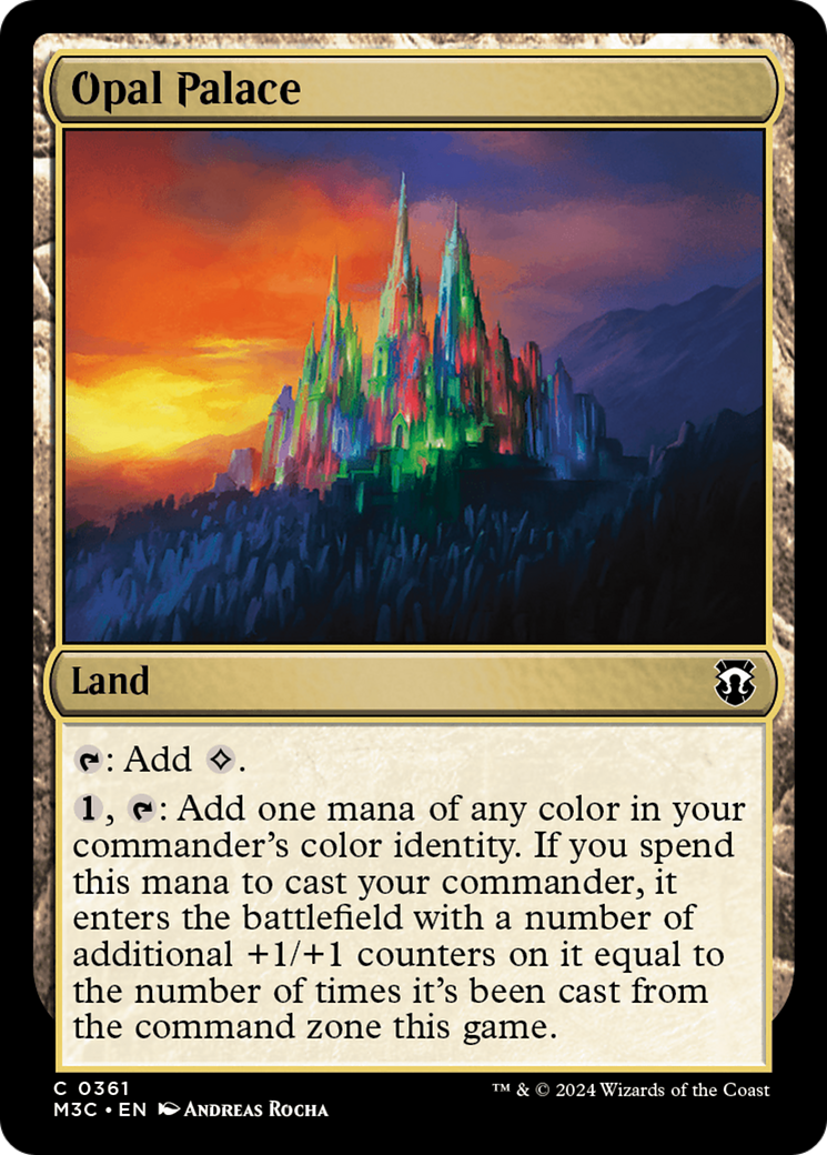 Opal Palace (Ripple Foil) [Modern Horizons 3 Commander] | Devastation Store