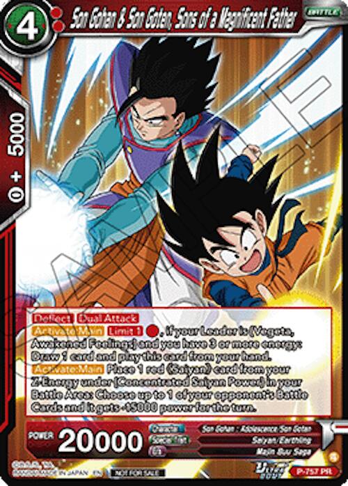 Son Gohan & Son Goten, Sons of a Magnificent Father (Deluxe Pack 2026 Vol.2) (P-757) [Tournament Promotion Cards] | Devastation Store