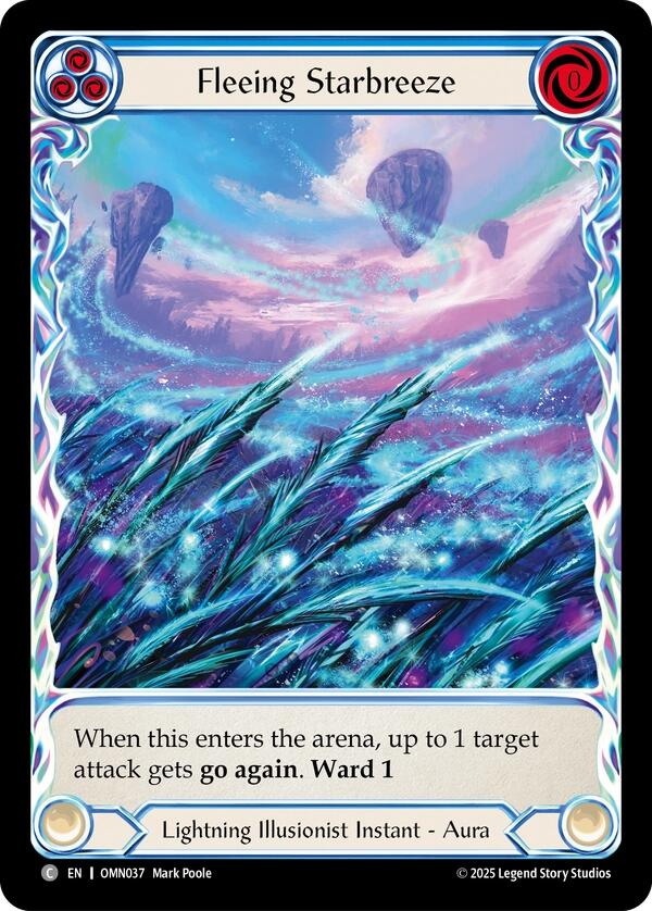 Fleeing Starbreeze (Extended Art) [OMN037] (Omens of the Third Age)  Cold Foil | Devastation Store