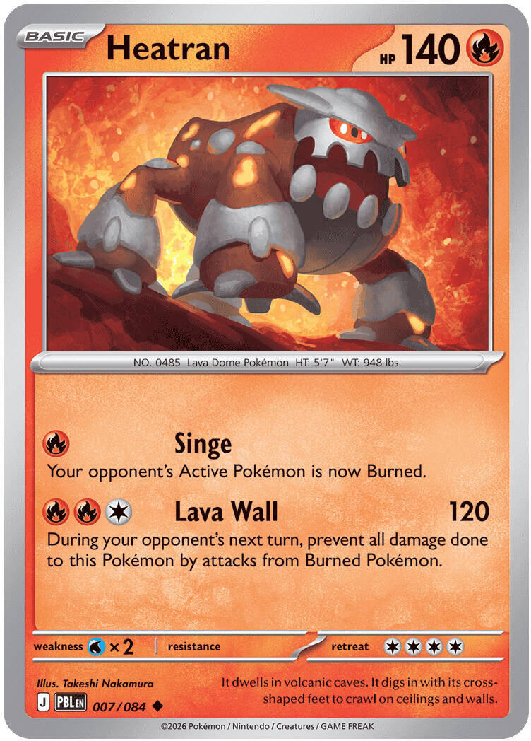Heatran (007/084) [Mega Evolution: Pitch Black] | Devastation Store