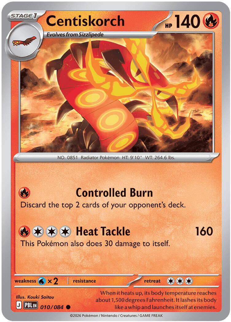 Centiskorch (010/084) [Mega Evolution: Pitch Black] | Devastation Store