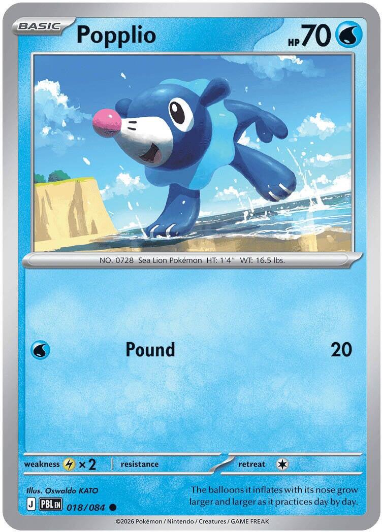 Popplio (018/084) [Mega Evolution: Pitch Black] | Devastation Store