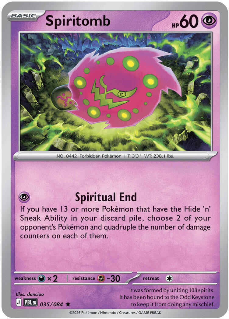 Spiritomb (035/084) [Mega Evolution: Pitch Black] | Devastation Store