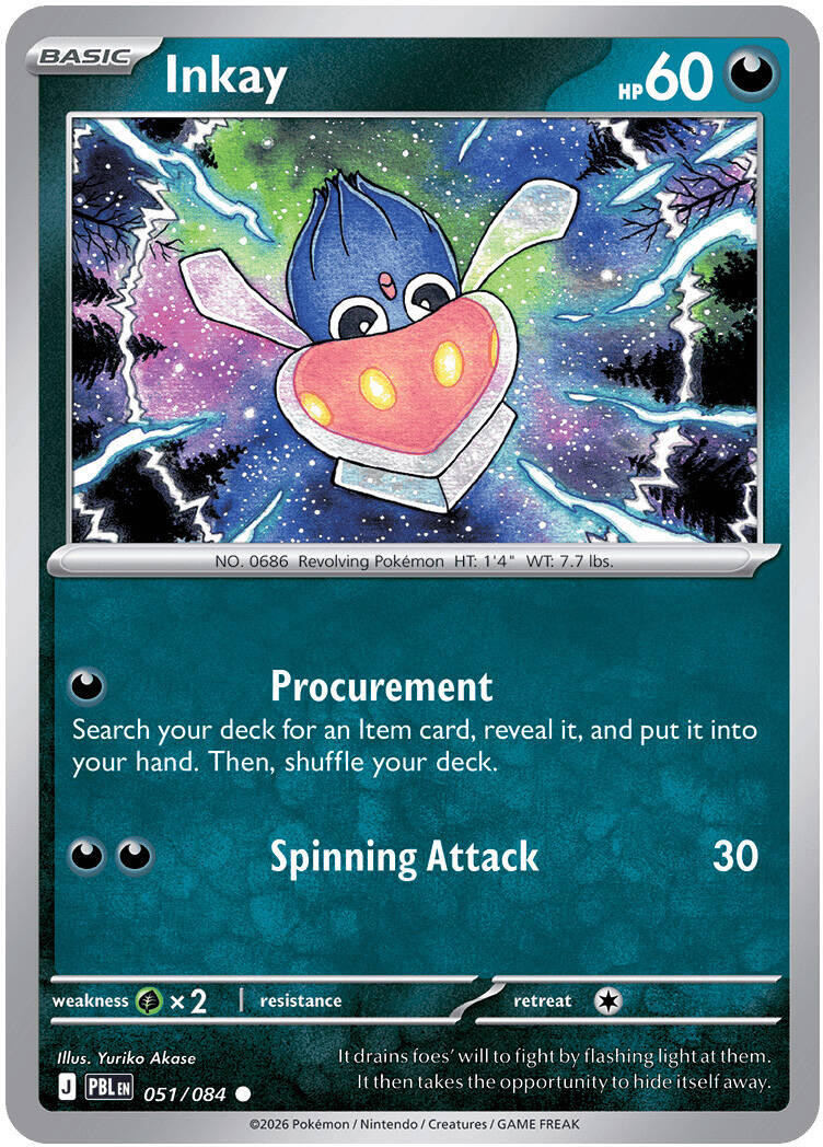 Inkay (051/084) [Mega Evolution: Pitch Black] | Devastation Store