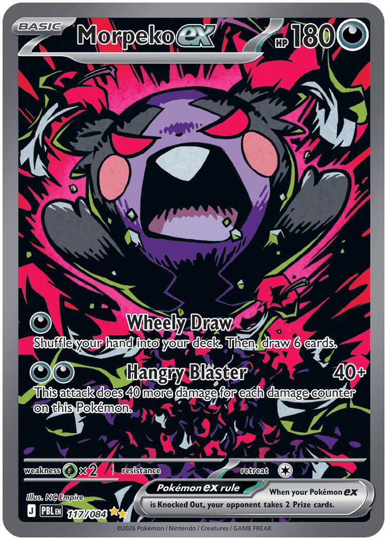Morpeko ex (117/084) [Mega Evolution: Pitch Black] | Devastation Store