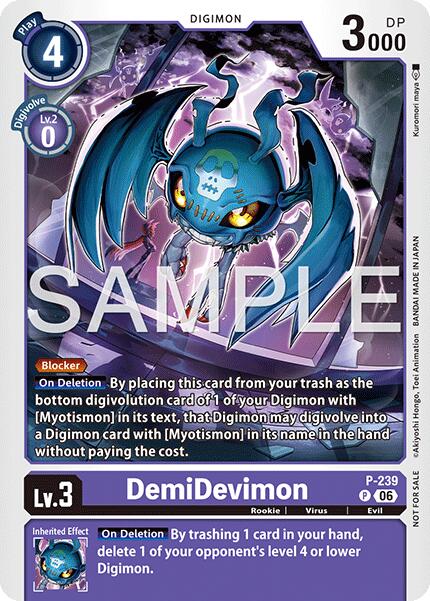 DemiDevimon [P-239] (Official Store Tournament 2026 Vol. 3 Participant) [Promotional Cards] | Devastation Store