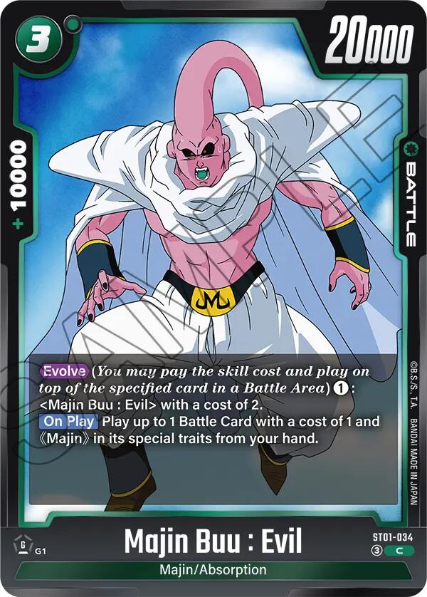 Majin Buu : Evil (ST01-034) [Story Booster 01] | Devastation Store