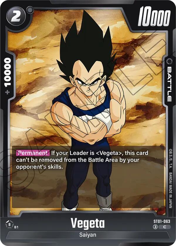 Vegeta (ST01-063) [Story Booster 01] | Devastation Store