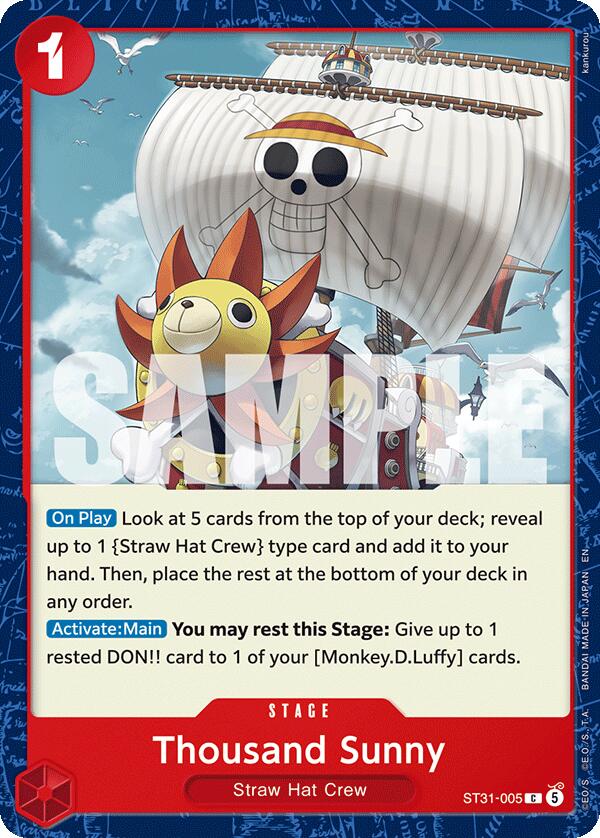 Thousand Sunny [Starter Deck: RED Monkey.D.Luffy] | Devastation Store