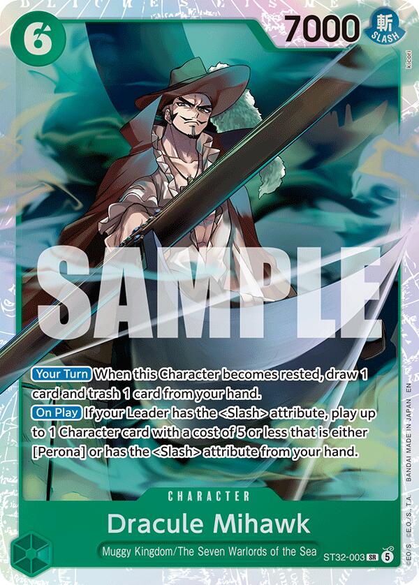 Dracule Mihawk [Starter Deck: GREEN Roronoa Zoro] | Devastation Store