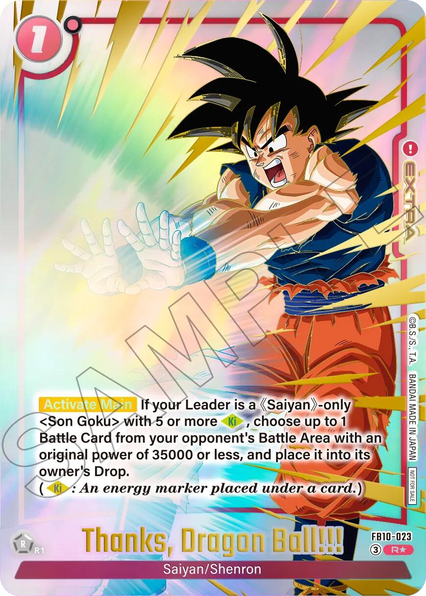 Thanks Dragon Ball!!! (Limited Pack 26-27 WAVE2) [Fusion World Tournament Cards] | Devastation Store