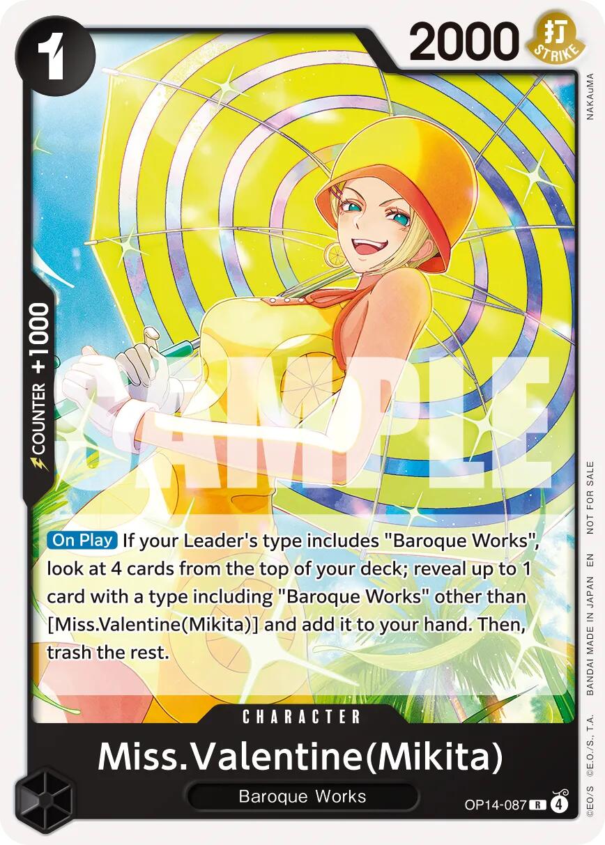 Miss.Valentine(Mikita) (Tournament Pack 2026 Vol. 3) [One Piece Promotion Cards] | Devastation Store
