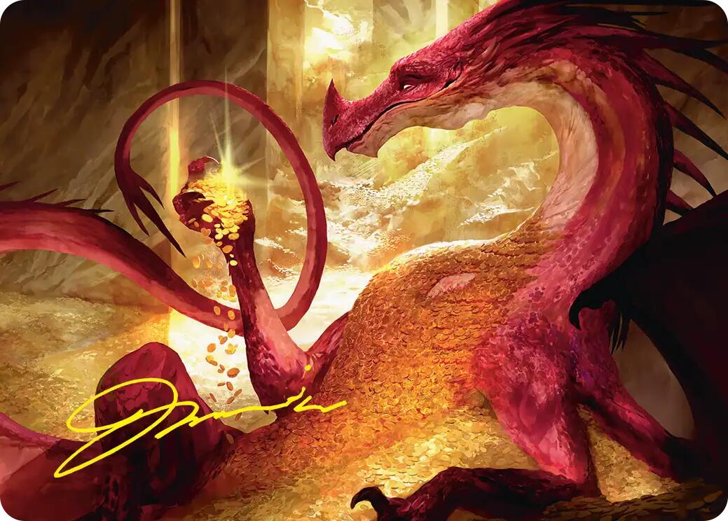 Gleaming Splendor Art Card (Gold-Stamped Signature) [The Hobbit Art Series] | Devastation Store