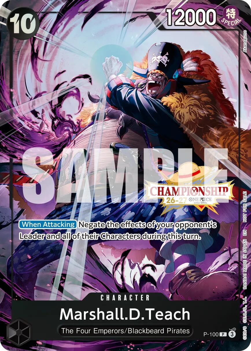 Marshall.D.Teach (CS 26-27 Event Pack Finalist Ver.) [One Piece Promotion Cards] | Devastation Store