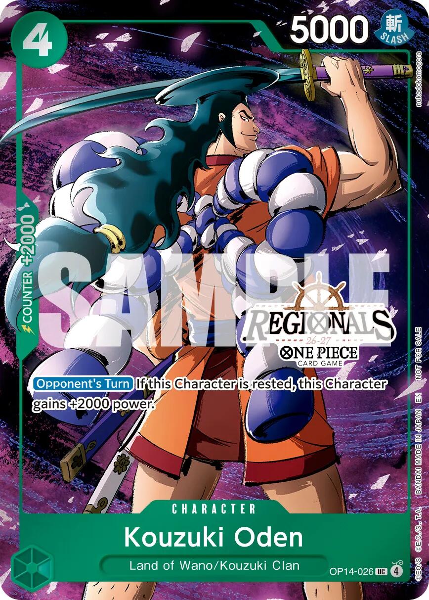 Kouzuki Oden (Regional Participation Pack 2026 Vol.2) [One Piece Promotion Cards] | Devastation Store