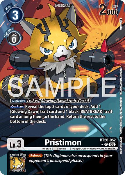 Pristimon [BT26-052] (Alternate Art) [Timeless Bonds] | Devastation Store
