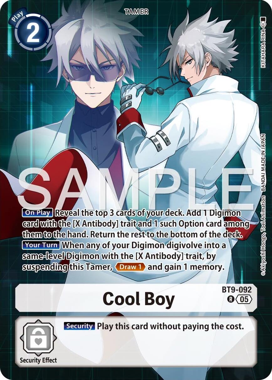 Cool Boy [BT9-092] (Tamer's Selection Box Ver. X Antibody) [Promotional Cards] | Devastation Store