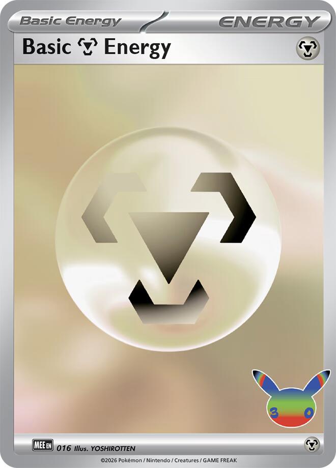 Basic Metal Energy (016) (30th Celebration) [Mega Evolution Energies] | Devastation Store