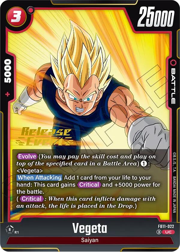 Vegeta (FB11-022) [Brightness of Hope Release Event Cards] | Devastation Store