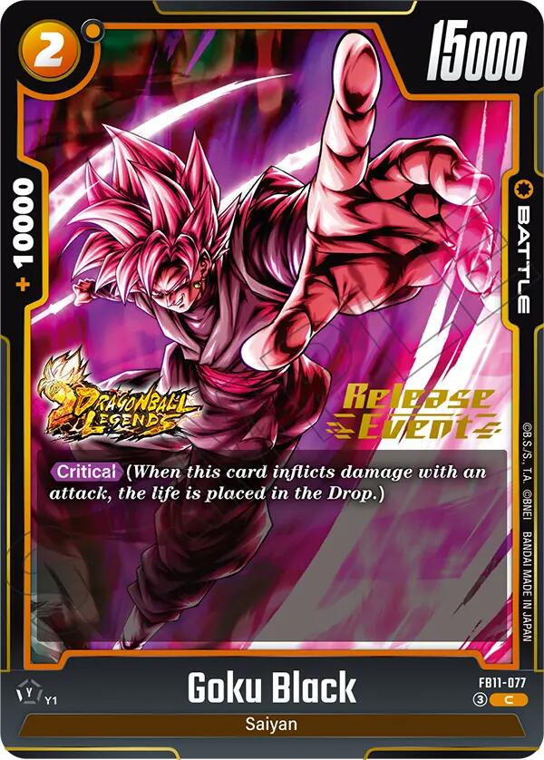 Goku Black (FB11-077) [Brightness of Hope Release Event Cards] | Devastation Store