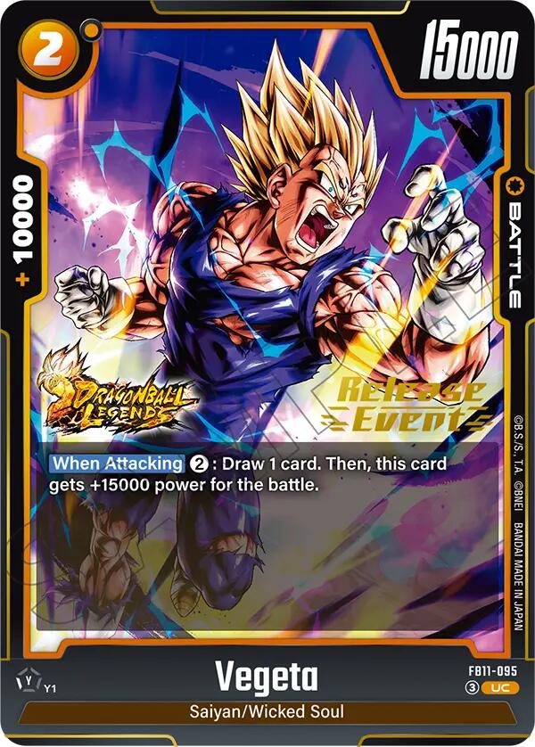 Vegeta (FB11-095) [Brightness of Hope Release Event Cards] | Devastation Store