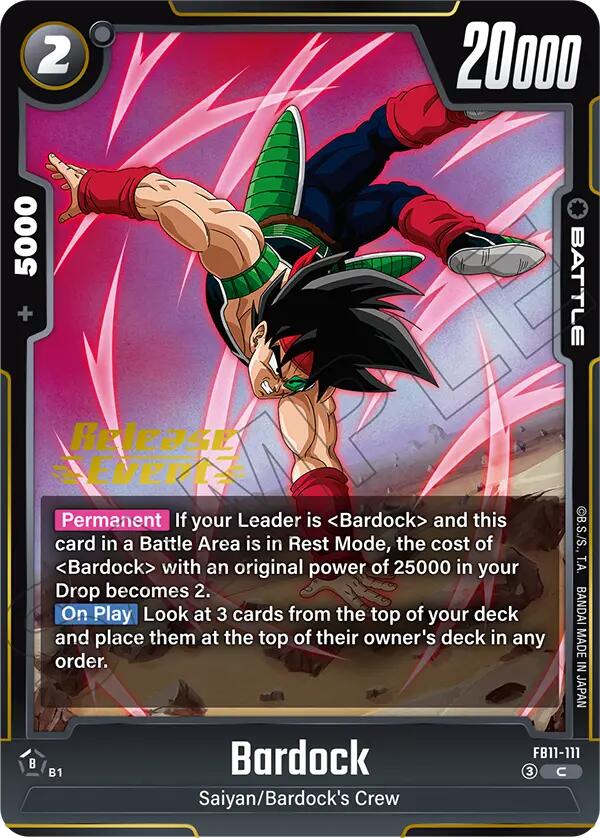 Bardock (FB11-111) [Brightness of Hope Release Event Cards] | Devastation Store