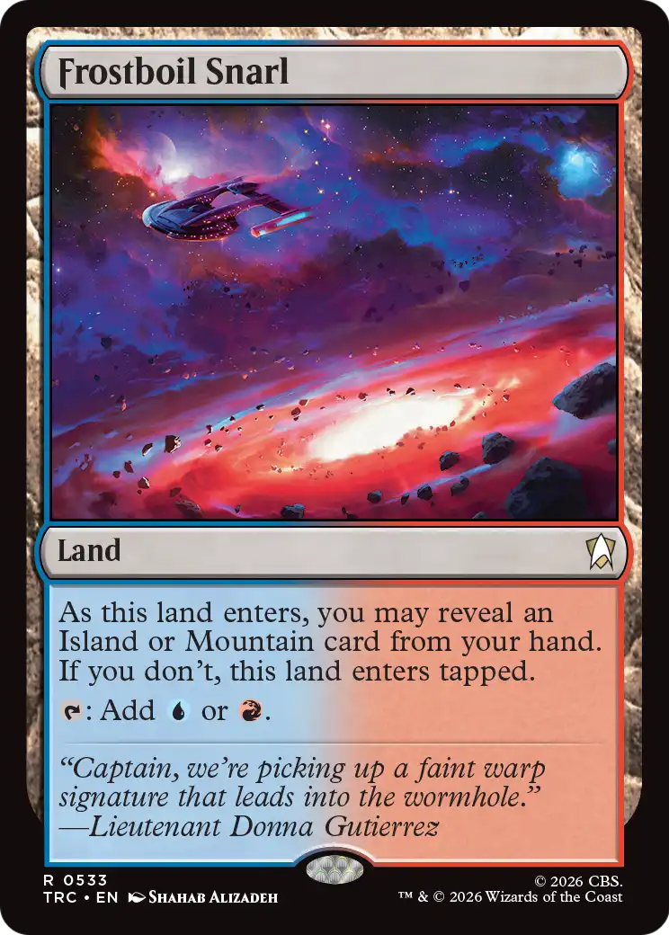 Frostboil Snarl (Surge Foil) [Star Trek Commander] | Devastation Store