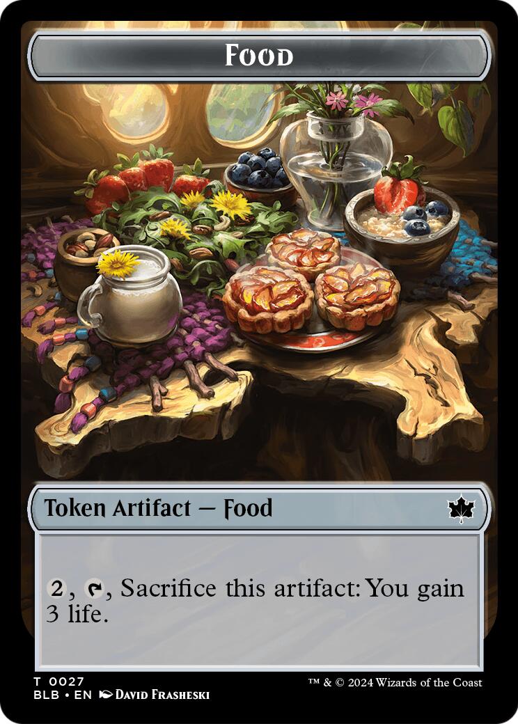 Food // Clue Token Double-Sided Token [Secrets of Strixhaven Tokens] | Devastation Store