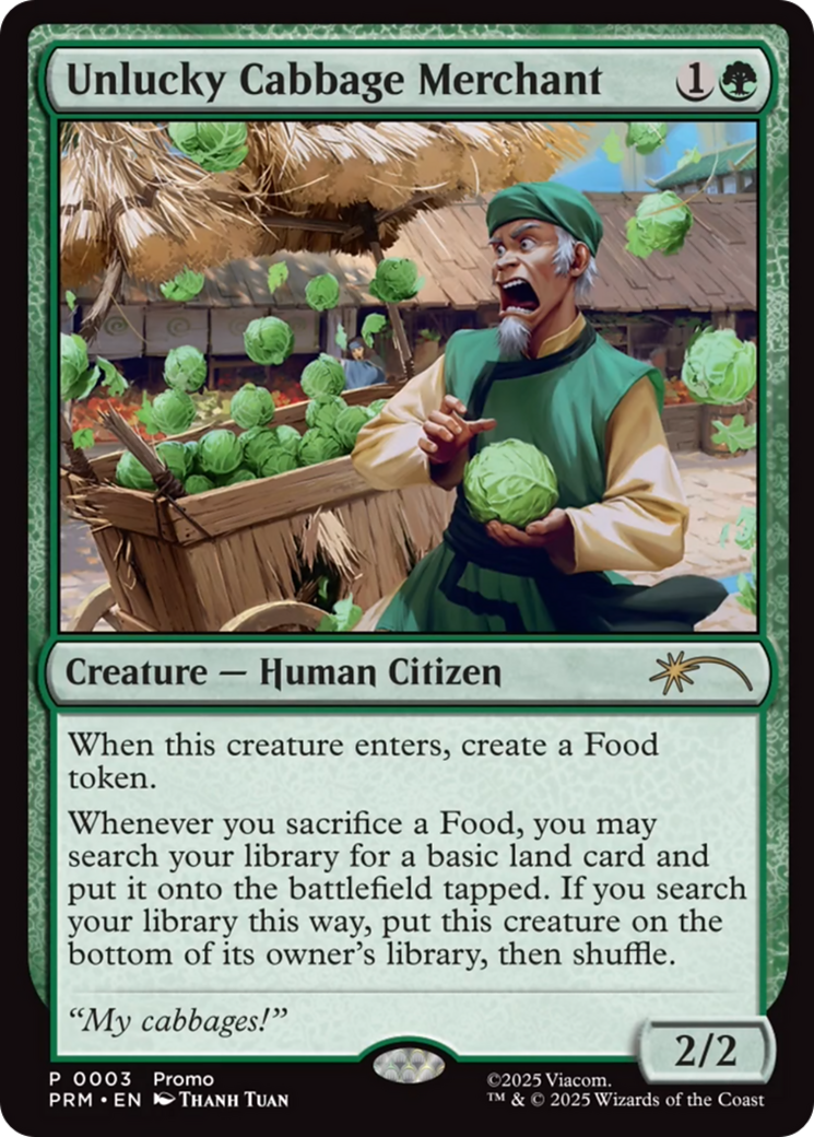 Unlucky Cabbage Merchant [Wizards Play Network 2025] | Devastation Store