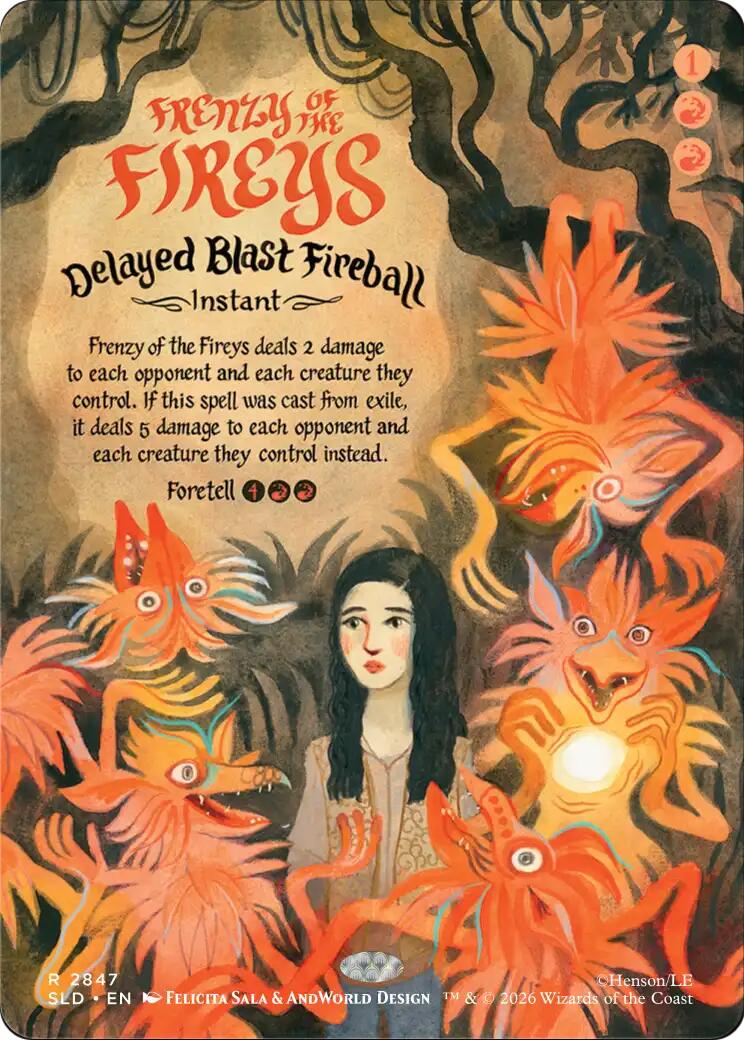 Frenzy of the Fireys - Delayed Blast Fireball [Secret Lair Drop Series] | Devastation Store